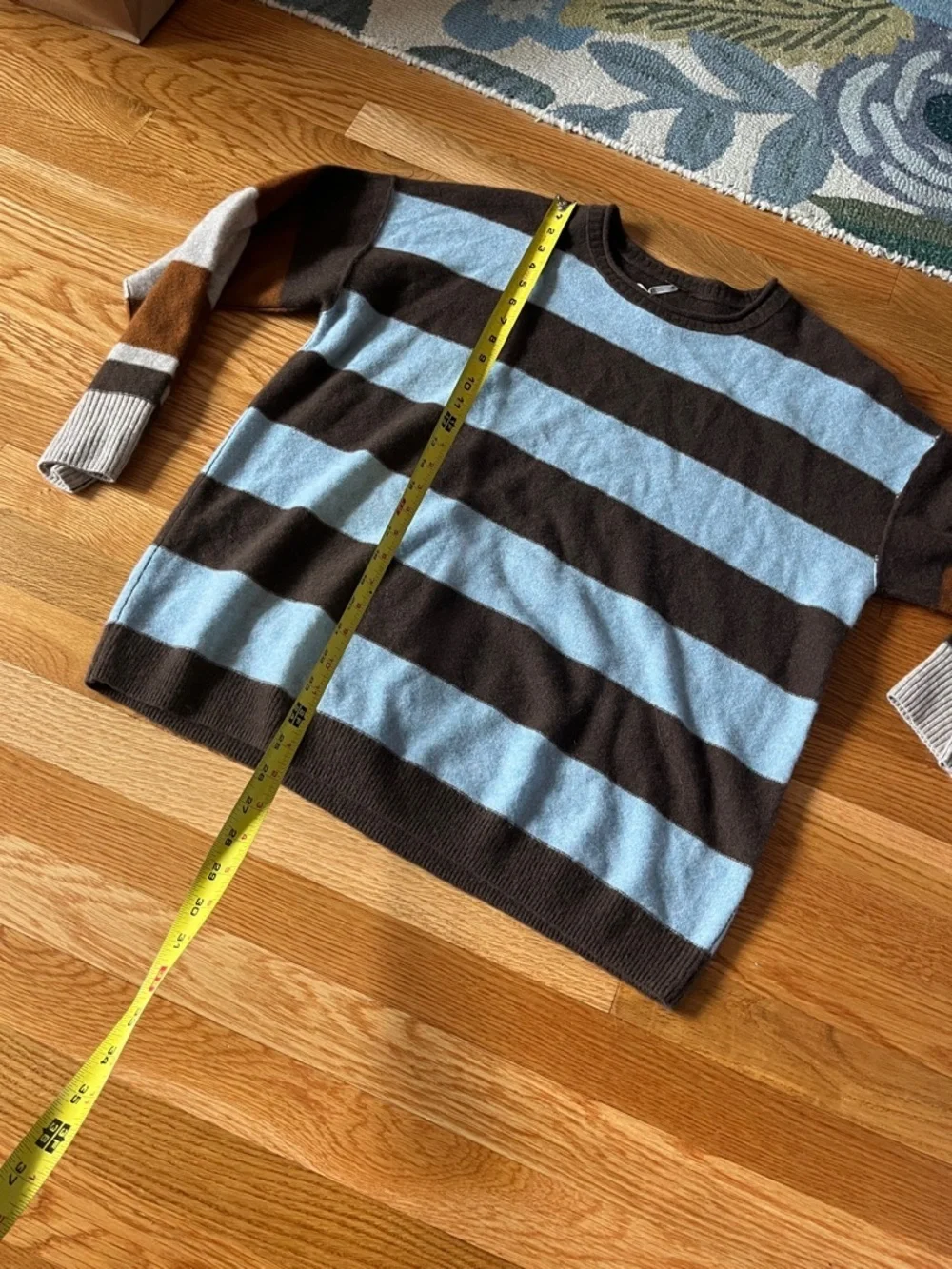 Free People Addie Stripe Cashmere Pullover Size Small NWT